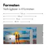 Vrouwen - Strand - Zondsondergang Muismat XXL klein -sfeer5