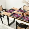 Lippen - Felroze - Graffiti - Verfstrepen Placemat vinyl groot -zzsfeer4_Kitchenyeah-website