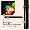 Koffie - Graffiti - Drinken - Abstract Inductie beschermer vinyl 3mm middel -zzzzzzz-induclip_NL