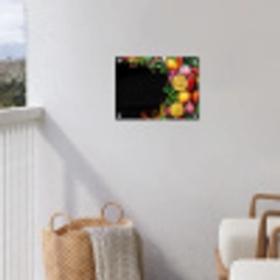 Citroenen - Peper - Kruiden - Graffiti - Verf - Abstract tuinposter los doek klein -sfeer8