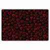Zwart - Harten - Rood Placemat vinyl groot 368 -zzsfeer1_Kitchenyeah-website