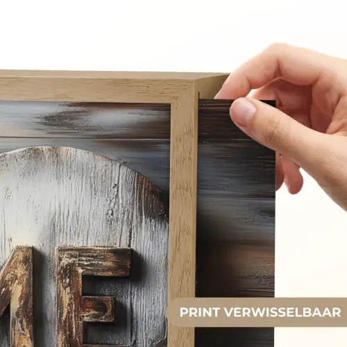 Home - Hart - Houtlook - Liefde Light Box met batterij (Wandlamp) middel -USP_websiteprintNL
