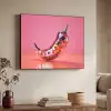 Peper - Disco - Rood - Glitter Textielframe zwart klein -sfeer3