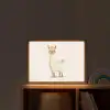 Lama - Dieren - Boerderij - Pastel Light Box met batterij (Wandlamp kind) middel -sfeer1_kind