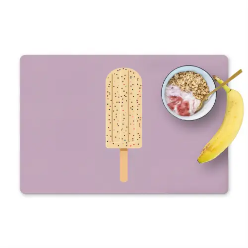 Beige - Ijsje - Spikkels Placemat vinyl groot -zzzproduct_Kitchenyeah-website