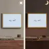 Why not - Blauw - Donker blauw - Quote Light Box met batterij (Wandlamp) middel -sfeer3