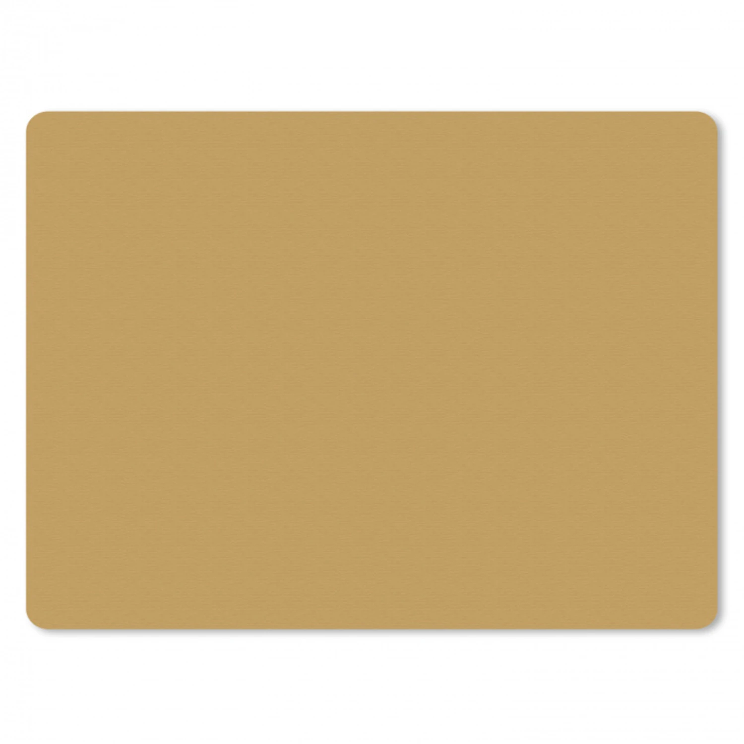 Okergeel - Kleur - Herfst - Geel - Effen - Kleuren muismat rubber klein 262 -3d