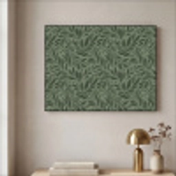 Bladeren - Organisch - Groen Textielframe zwart klein 947 -sfeer2