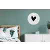 Hartje - Design - Wit Wandcirkel aluminium klein -slaapkamer