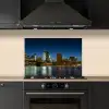 Stadslichten - Avond - Skyline - Brug keuken achterwand spatscherm klein -sfeer1