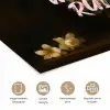 Liefde - Modern - Bloemen poster papier klein -closeup_NL