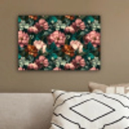 Bloemen - Schilderachtig - Patroon - Roze canvas 2cm klein 34 -sfeer3