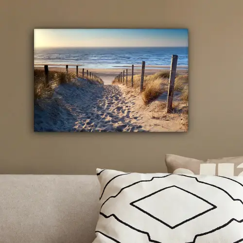 Zand - Strand - Duin - Zee - Zomer canvas 2cm klein -sfeer3
