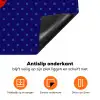 Yes fun - Rood - Blauw - Stippen Inductie beschermer vinyl 3mm klein -zzzzzzz-td-onderkant