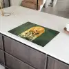 Plant - Bloemen - Wit Inductie beschermer vinyl 3mm klein -sfeer8