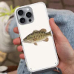 Vissen - Natuur - Vintage Hoesje iPhone 16 Pro Max met koord klein -sfeer3