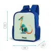 Dino - Blauw - Dier Kinderrugzak - Blauw middel -productfoto_formaten