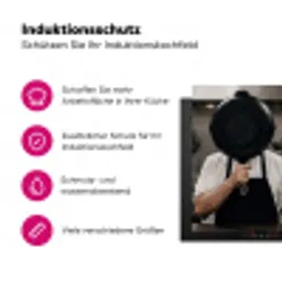 Koks - Koekenpannen - Keuken Inductie beschermer vinyl 3mm klein -zzzzzzz-lf-ups