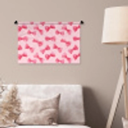 Strikken - Aquarel - Roze Wandkleed katoen klein 269 -sfeer4