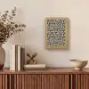 Grafisch - Lijnen - Zwart Light Box met kabel (Tafellamp) klein 925 -sfeer2