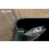 Makreel - Vis - Zwart Placemat vinyl groot -closeup