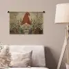 Kerstgnome - Konijntjes - Kleurrijk Wandkleed katoen klein -sfeer4