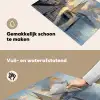 Zeilboot - Zon - Pier - Hout Inductie beschemer met haakjes klein -ky-schoon-nl