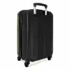 Lederen look forest groen NBS - Handbagage koffer - Volwassenen Unisex middel -achterkant