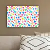 Hartjes - Kleurrijk - Patroon - Levendig canvas 2cm klein -sfeer3