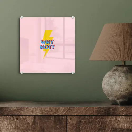 Why not - Bliksem - Roze plexiglas 5mm klein -sfeer3