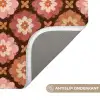 Geometrisch - Bloemen - Kleurrijk WCmat klein 1009 -USP_AntislipNL