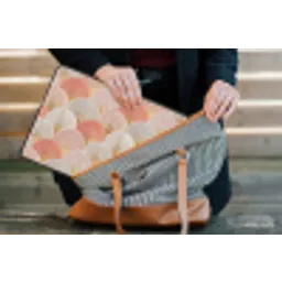 Waaiers - Goud - Roze laptophoes neopreen klein 279 -tas