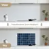 Tegel - Modern - Blauw keuken achterwand spatscherm klein 900 -voor_na_NL