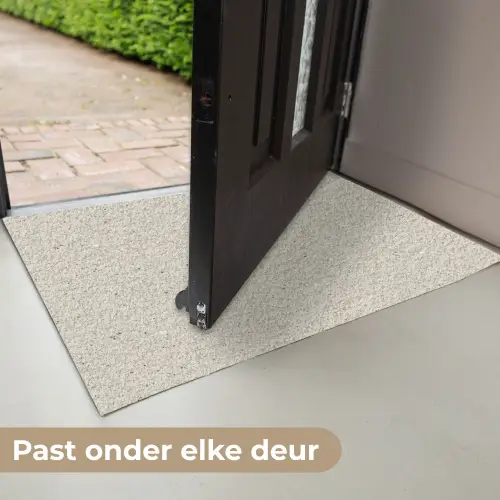 Lichtbeige - Terrazzo - Grijs Deurmat klein 898 -USP_NL