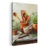 Potten - Kruiden - Hout KitchenYeah - Keuken - Canvas klein -3d