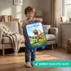 Voetbal - Dino - Sport Kinderkoffer - Blauw klein -sfeer2_NL
