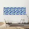 Patroon - Oog - Mint - Blauw canvas 2cm klein 828 -sfeer6