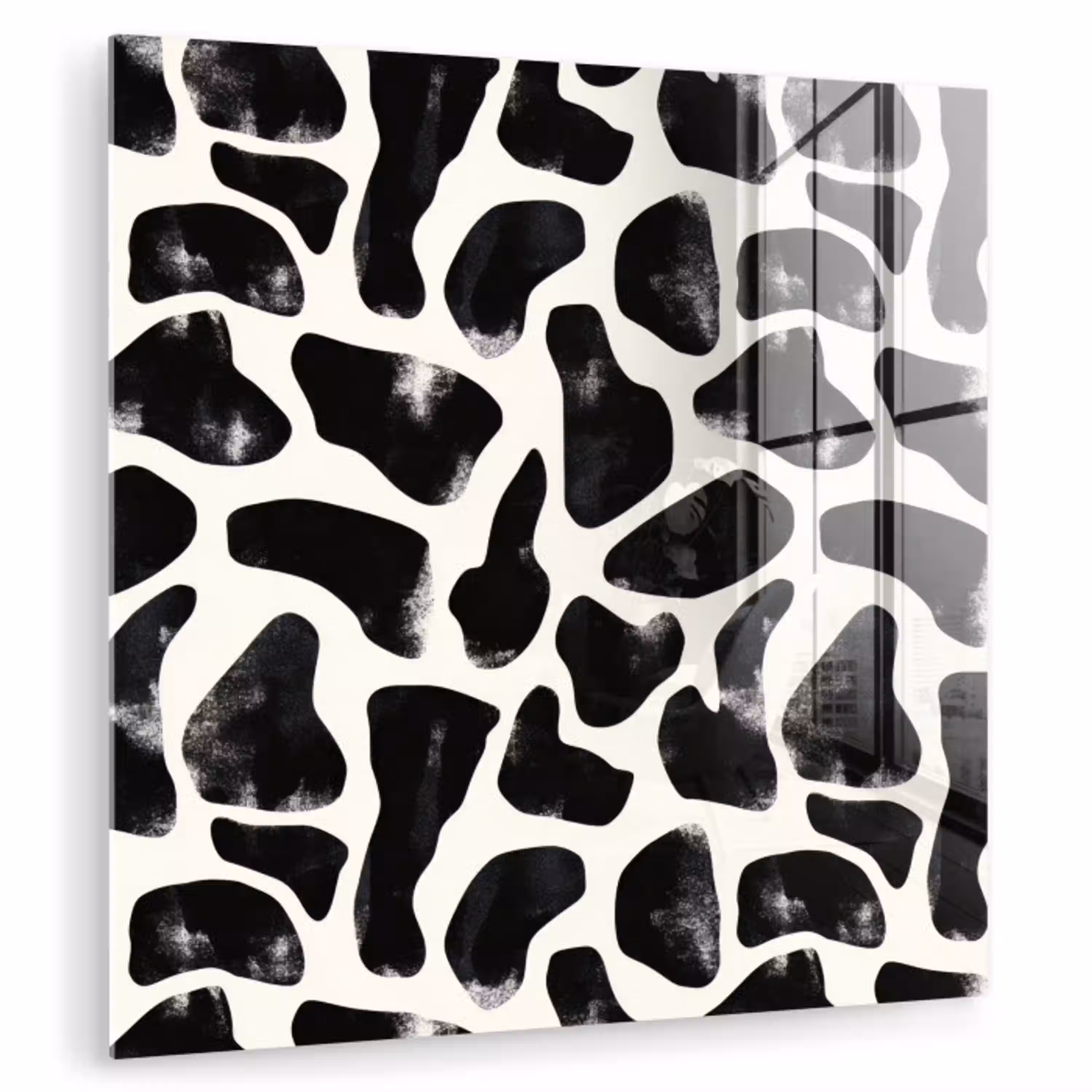 Dierenpatroon - Vlekken - Zwart - Wit plexiglas 5mm klein 11 -zzzproduct_nieuw