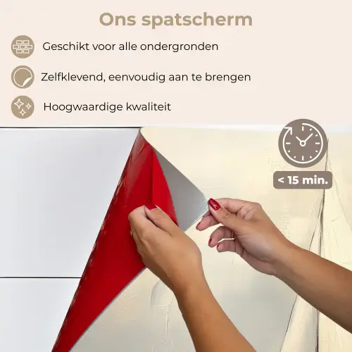 Zeilschip - Zee - Bewolkt keuken achterwand spatscherm klein -spatscherm_NL
