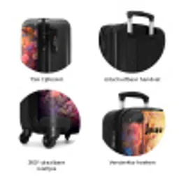 Bloesem boshert NBS - Handbagage koffer - Kinderen Unisex middel zzzzzzzbolletjes_NL