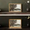 Eiland - Palmboom - Zee Light Box met kabel (Tafellamp) klein -sfeer3