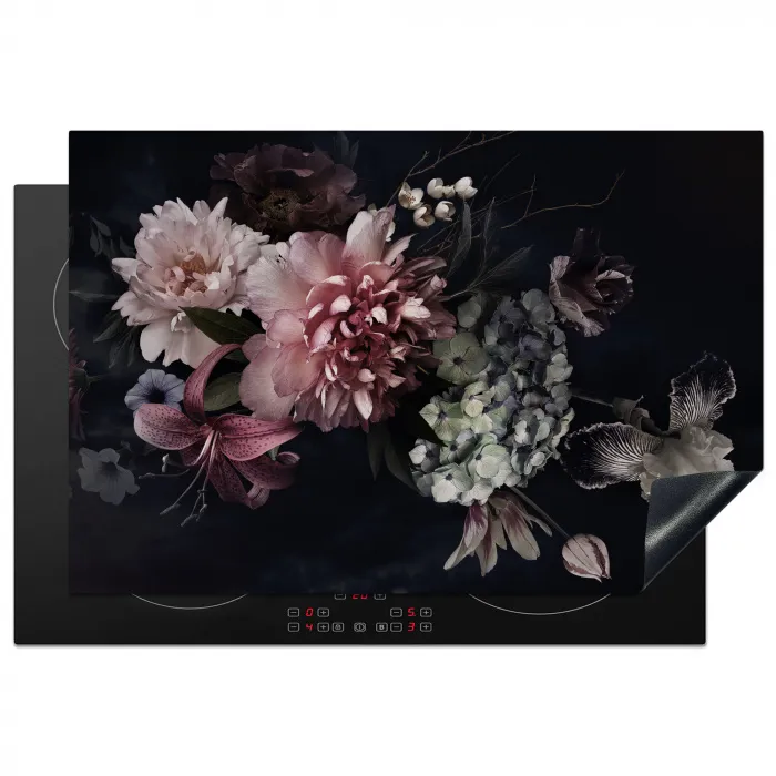 Nachtelijke Flora Symfonie Inductie beschermer vinyl 3mm klein -3d