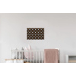 Klassiek - Stippen - Bruin Muursticker klein 286 -kinderkamer