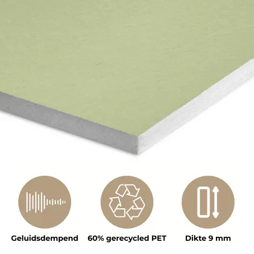 Kiwi - Lijntekening - Minimalistisch - Groen PET vilt klein -closeup_NL