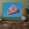 Taart - Edelstenen - Glitters - Roze PET vilt klein -sfeer2