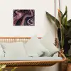 Marmerlook - Roze - Paars - Goud - Luxe - Marmer tuinposter los doek klein -sfeer7