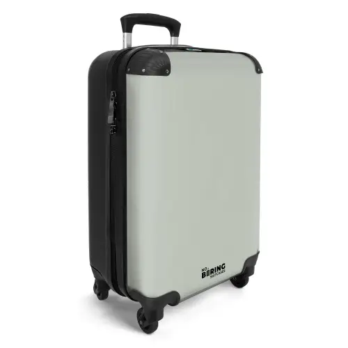 Licht grijse tint NBS - Handbagage koffer - Kinderen Unisex middel -productfoto_3d