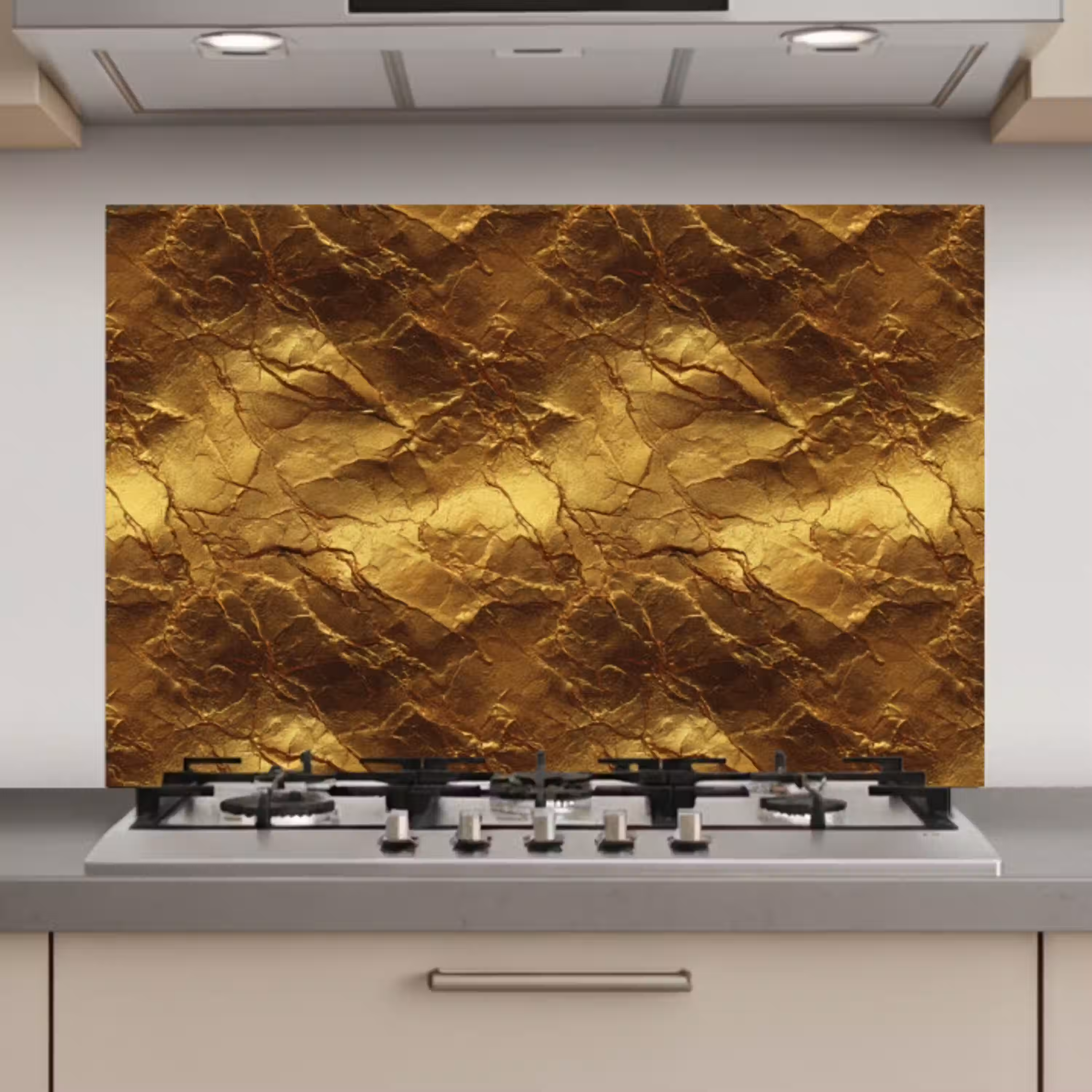 Bladgoud - Textuur  - Goud keuken achterwand spatscherm klein 900 -3d_website