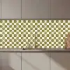 Schaak - Patroon - Groen keuken achterwand 2 middel 871 zz_3dshopping
