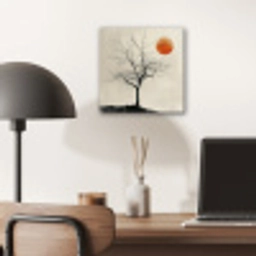 Boom - Zon - Modern - Landschap aluminium wit klein -sfeer5